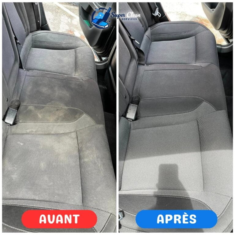 Nettoyage sièges de voiture